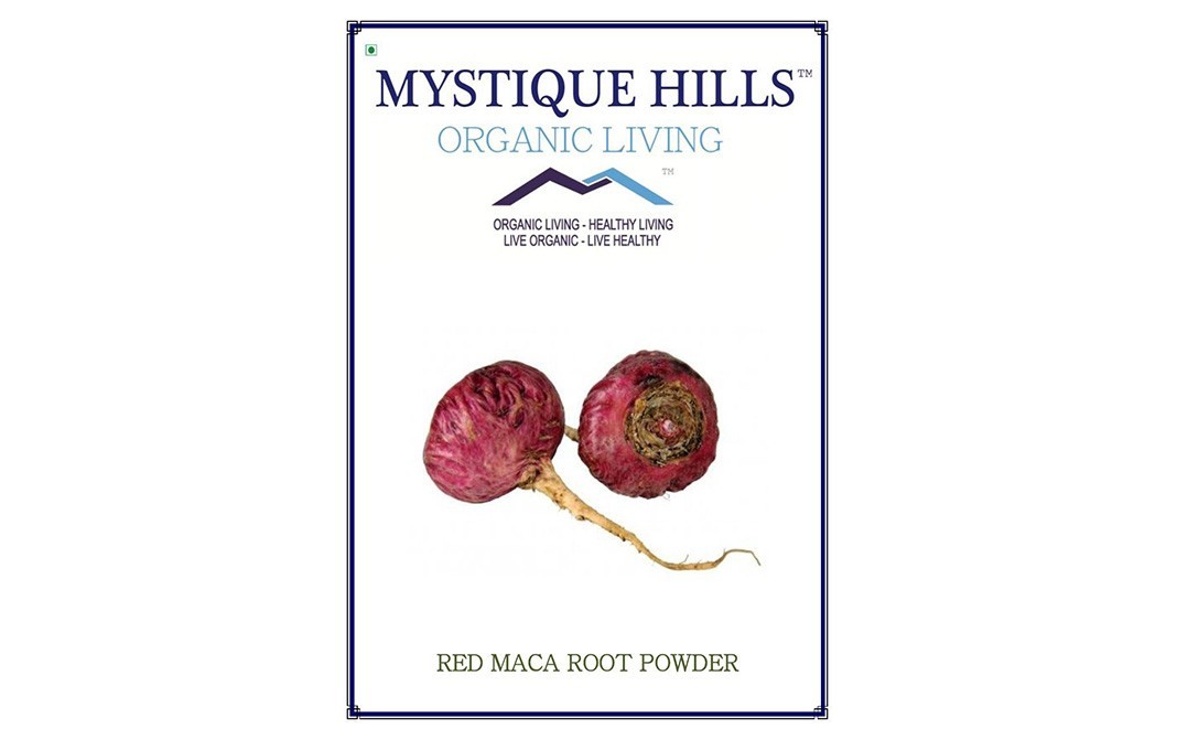 Mystique Hills Red Maca Root Powder    Box  100 grams